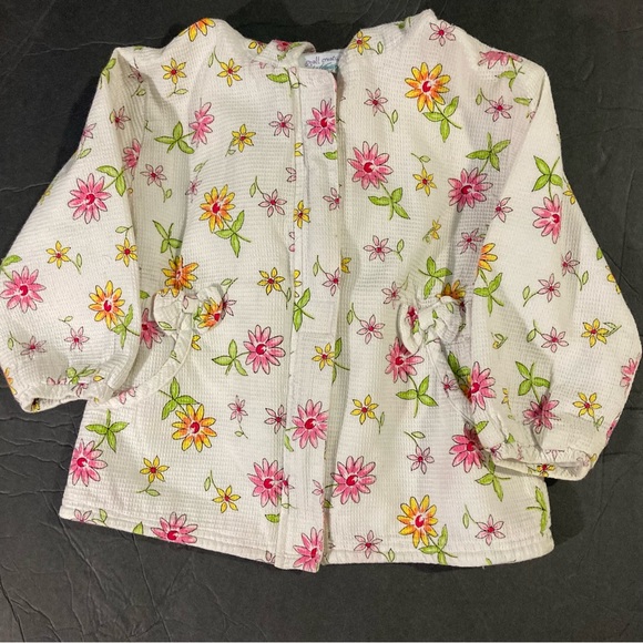Small Creations Lord & Taylor Size 24 mo. Floral, hooded & lined jacket, EUC - Picture 1 of 13
